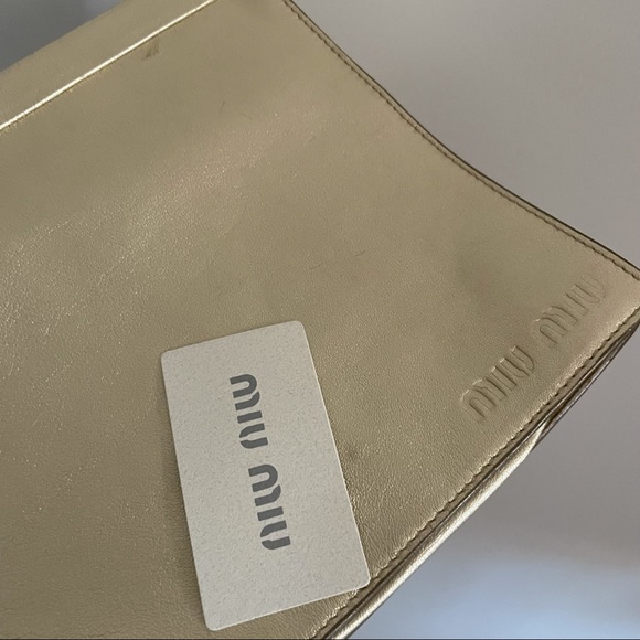 Vintage miu miu square handbag with bow - Picture 14 of 16